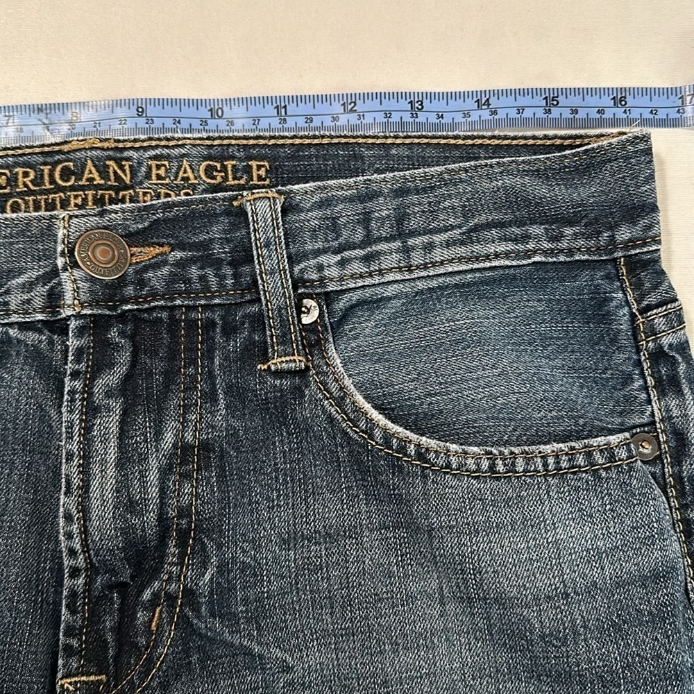 American Eagle Outfitters AEO Slim Straight Jeans 30x32 - Picture 6 of 9